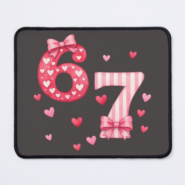 Item preview, Six Seven Cute Valentine Trend Aesthetic Design designed and sold by PrintandJoy.