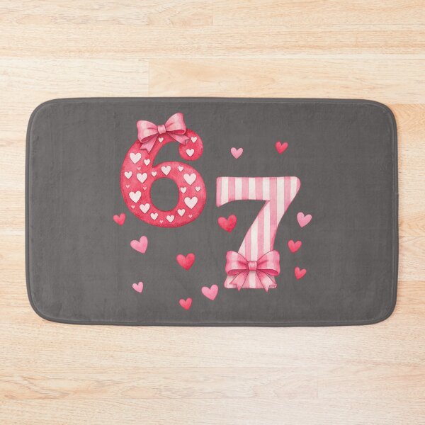 Item preview, Six Seven Cute Valentine Trend Aesthetic Design designed and sold by PrintandJoy.
