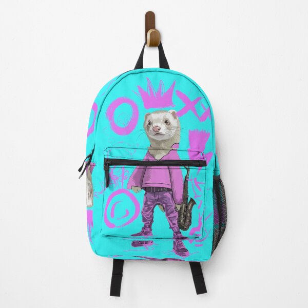 Item preview, Mochi X You / pink and blue graffiti – Ferret of the Luna designed and sold by luna_unreal.