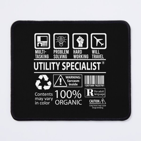 Item preview, Utility Specialist designed and sold by ginawilliams39.