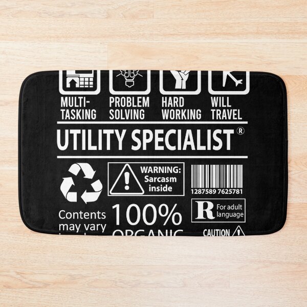 Item preview, Utility Specialist designed and sold by ginawilliams39.