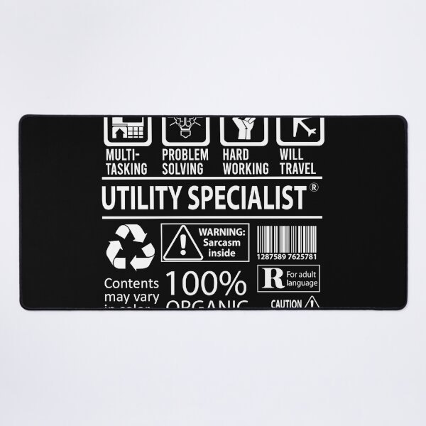 Item preview, Utility Specialist designed and sold by ginawilliams39.
