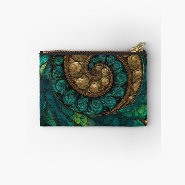 Item preview, New Zealand Māori Paua Pattern Koru Design 750 designed and sold by GrinGalore.