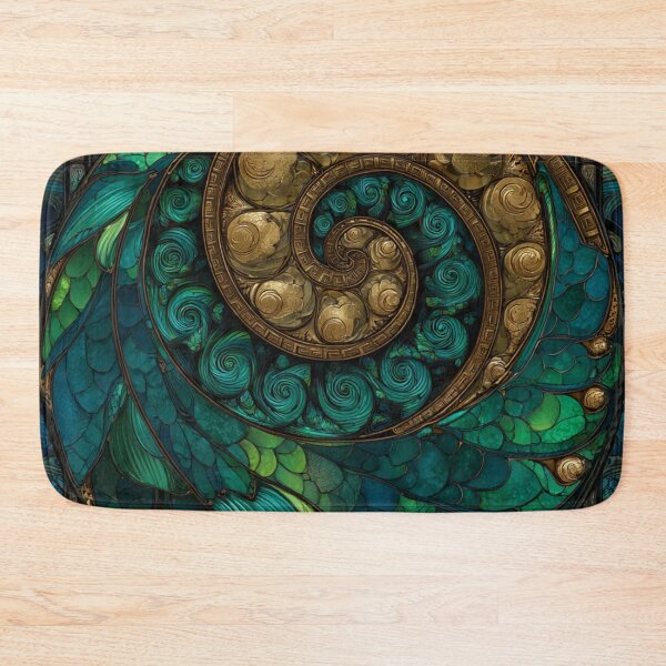 Item preview, New Zealand Māori Paua Pattern Koru Design 750 designed and sold by GrinGalore.