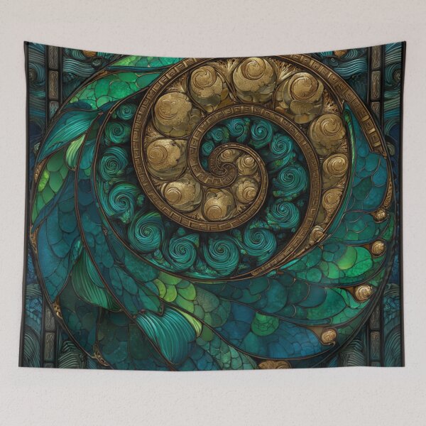 Item preview, New Zealand Māori Paua Pattern Koru Design 750 designed and sold by GrinGalore.