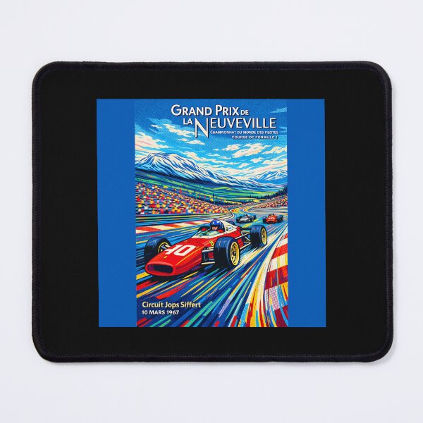 Item preview, Neuveville Grand Prix 1967 variation vintage poster#1 designed and sold by Helios Be. Lavsh.
