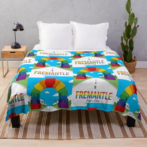 Item preview, Fremantle Rainbow Containers - The Containbow Port City Art designed and sold by Digital Dreams Arts.