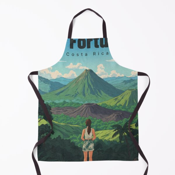 Item preview, Pastel Girl Contemplating Arenal Volcano designed and sold by JacksoonLester.