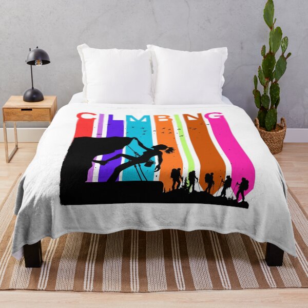 Item preview, Climbing – Retro Mountain Adventure Rock Climbing Design designed and sold by BeLookU.