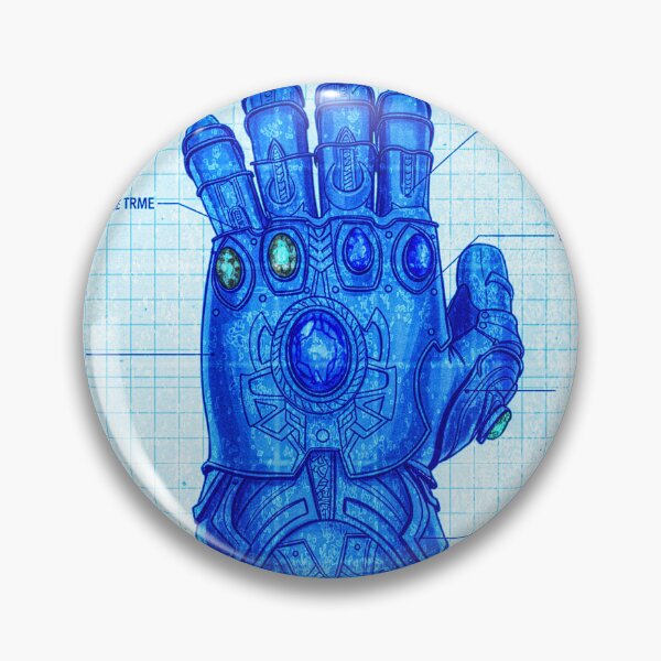 Item preview, Cosmic Power Gauntlet Thanos – Technical Blueprint designed and sold by ScumNVillainy.