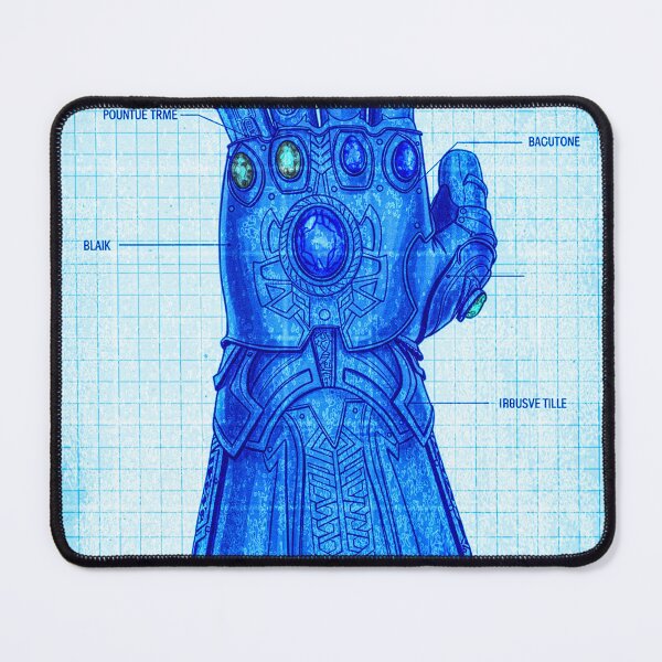 Item preview, Cosmic Power Gauntlet Thanos – Technical Blueprint designed and sold by ScumNVillainy.