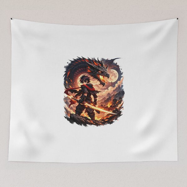 Item preview, Anime Dragon Fire Warrior designed and sold by Amr Siam.