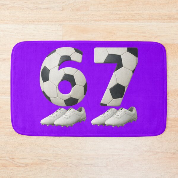 Item preview, 67 Soccer Number – Game-Day Inspiration designed and sold by annenambiro.