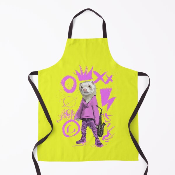 Item preview, Mochi X You / pink and yellow graffiti – Ferret of the Luna designed and sold by luna_unreal.