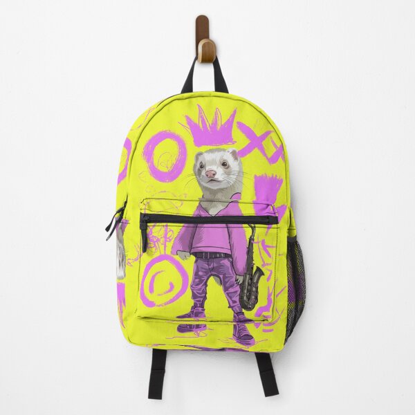 Item preview, Mochi X You / pink and yellow graffiti – Ferret of the Luna designed and sold by luna_unreal.