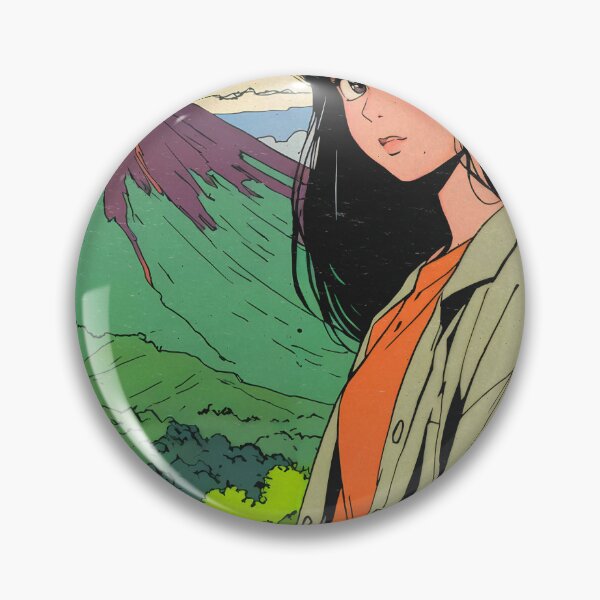 Item preview, 80s Retro Anime Girl at Arenal Volcano designed and sold by JacksoonLester.