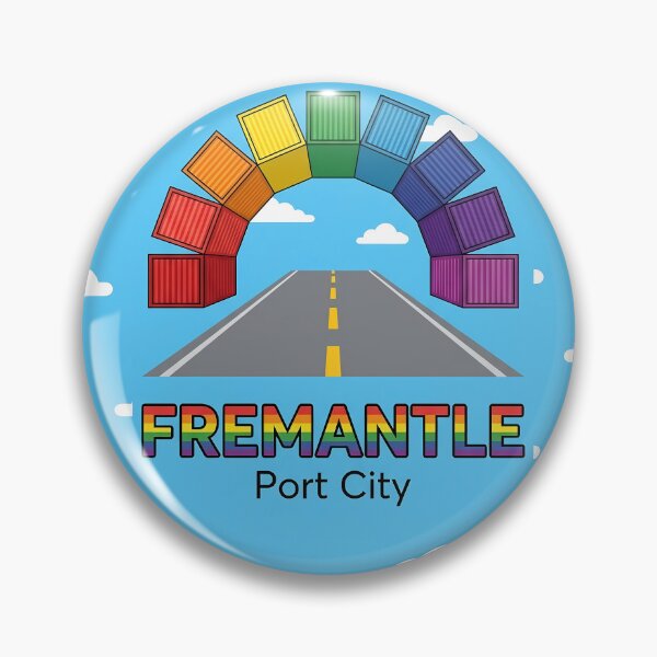 Item preview, The Containbow - WA Port City Icon Illustration designed and sold by Digital Dreams Arts.