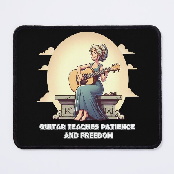 Item preview, Girl playing guitar – National Guitar Day designed and sold by Art-Arcade6.