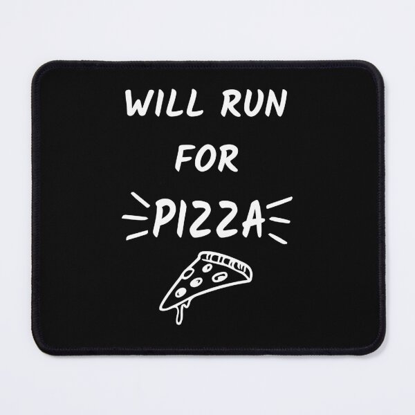 Item preview, Will Run For Pizza Funny Runner Foodie Design designed and sold by GetGoodFit.
