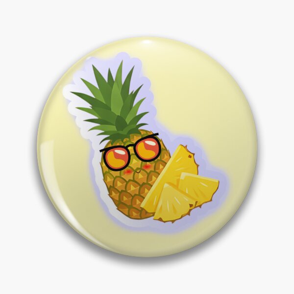 Artikelvorschau, Niedliche Kawaii-Ananas-Kunst – Lustige Cartoon-Illustration einer tropischen Frucht entworfen und verkauft von steekeets.