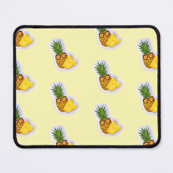 Item preview, Cute Kawaii Pineapple Art – Funny Cartoon Tropical Fruit Illustration designed and sold by steekeets.