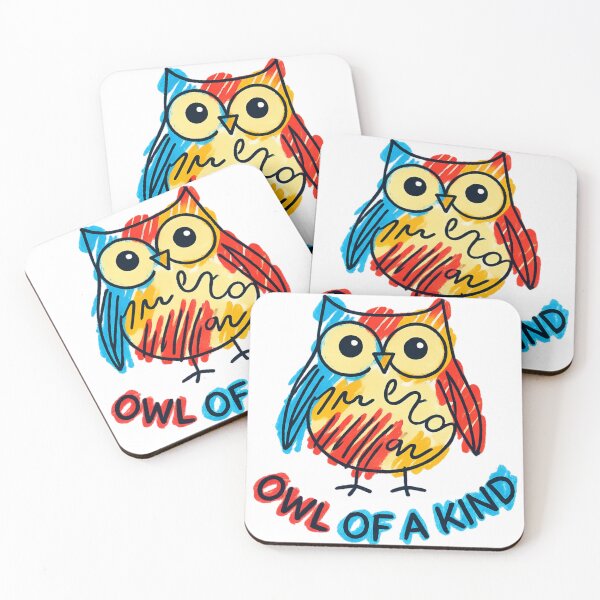 Item preview, Colorful Doodle Owl with Handwritten Charm designed and sold by Tommy Studio.