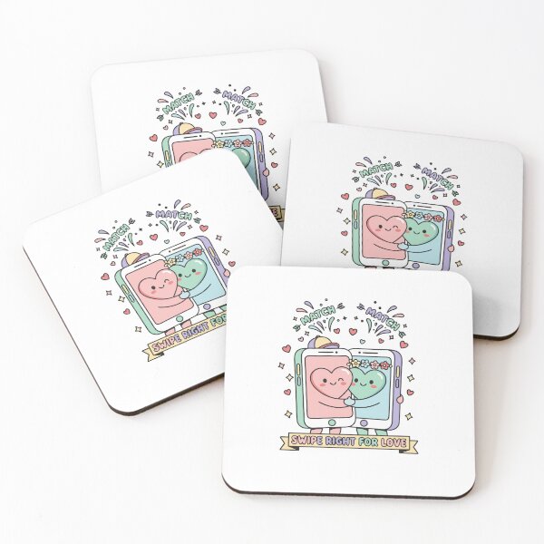 Item preview, Dating App Match Couple – Cute Swipe Right Valentine designed and sold by BKB APPARELS.