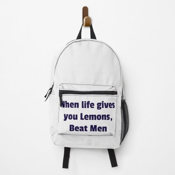 Item preview, When life give you lemons, Beat Men! designed and sold by Reets_Redbubble.