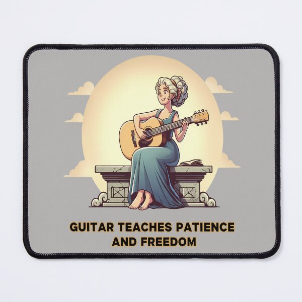 Item preview, Girl playing guitar – National Guitar Day designed and sold by Art-Arcade6.