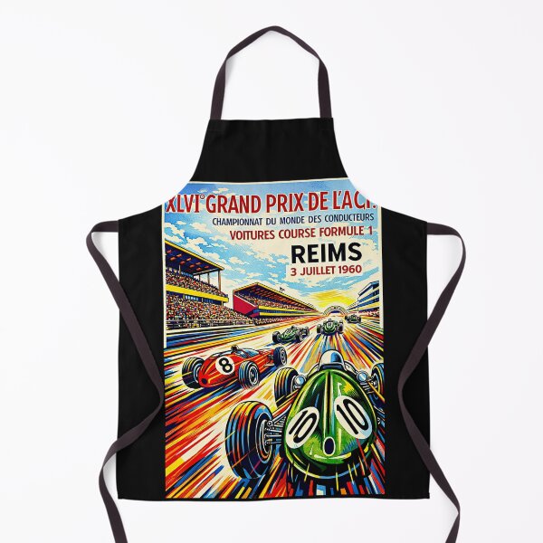 Item preview, Reims Grand Prix vintage poster 1960 variation#1 designed and sold by Helios Be. Lavsh.
