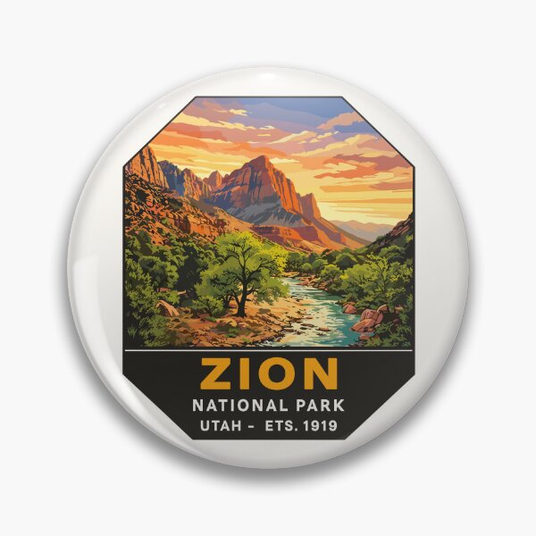 Item preview, Zion National Park Utah Sticker designed and sold by Gideon Emmerich.