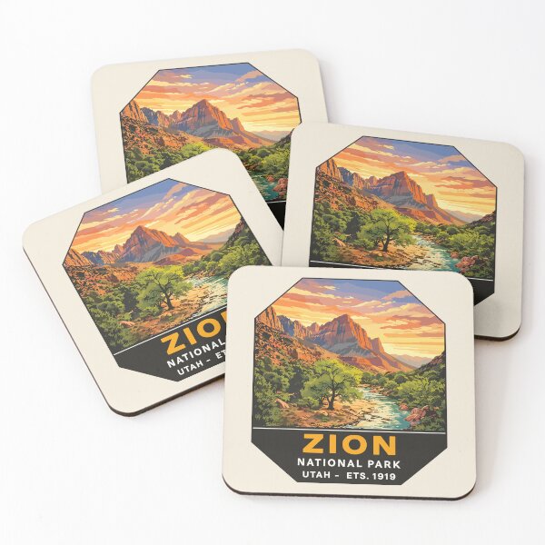 Item preview, Zion National Park Utah Sticker designed and sold by Gideon Emmerich.
