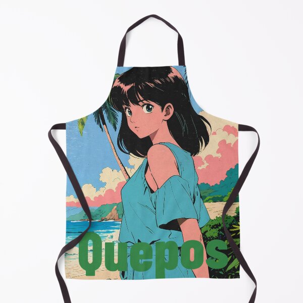 Item preview, 80s Retro Anime Girl at Manuel Antonio National Park designed and sold by JacksoonLester.