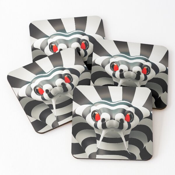 Item preview, Hypnotic Serpent Optical Illusion Psychedelic Cobra Art designed and sold by Amanda's Factory.
