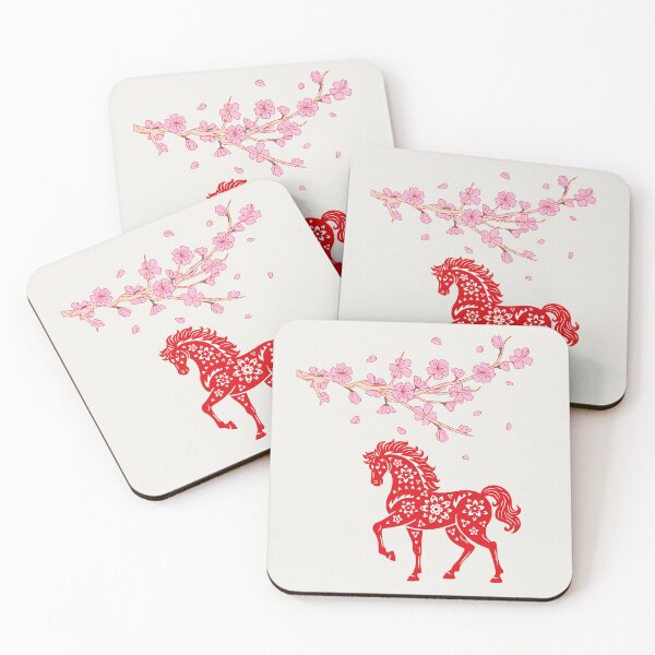 Item preview, Fire Horse Blossom designed and sold by RainsQuillMask.