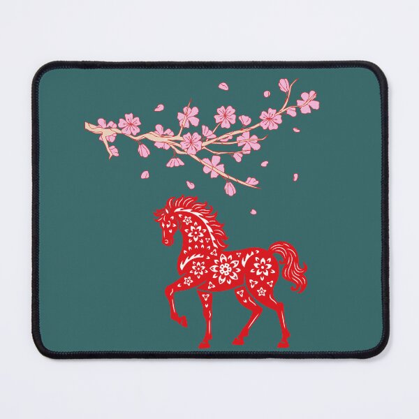 Item preview, Fire Horse Blossom designed and sold by RainsQuillMask.