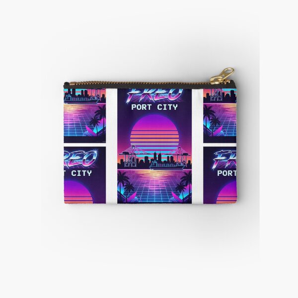 Item preview, Freo Port City - Fremantle 80s Synthwave Neon Art designed and sold by Digital Dreams Arts.