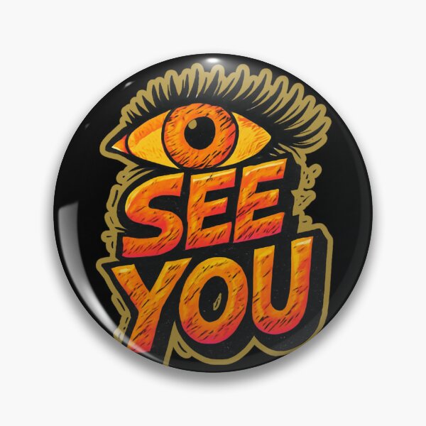 Item preview, I See You – Fiery Eye Pun Graphic designed and sold by KnockoutCustomPrint.