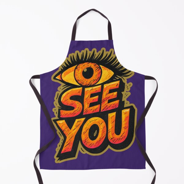 Item preview, I See You – Fiery Eye Pun Graphic designed and sold by KMWCustomPrints.