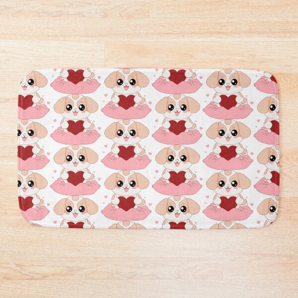 Item preview, Valentine Mallow fudge puppy designed and sold by Sonia Jones Art.