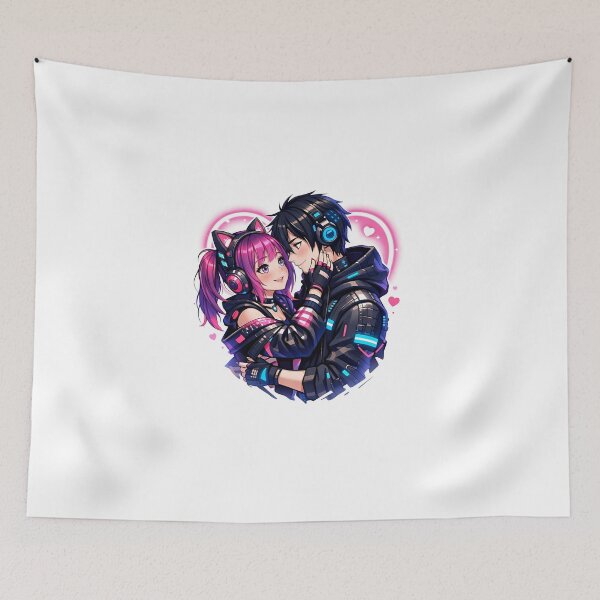 Item preview, Cyberpunk Anime Love designed and sold by Amr Siam.