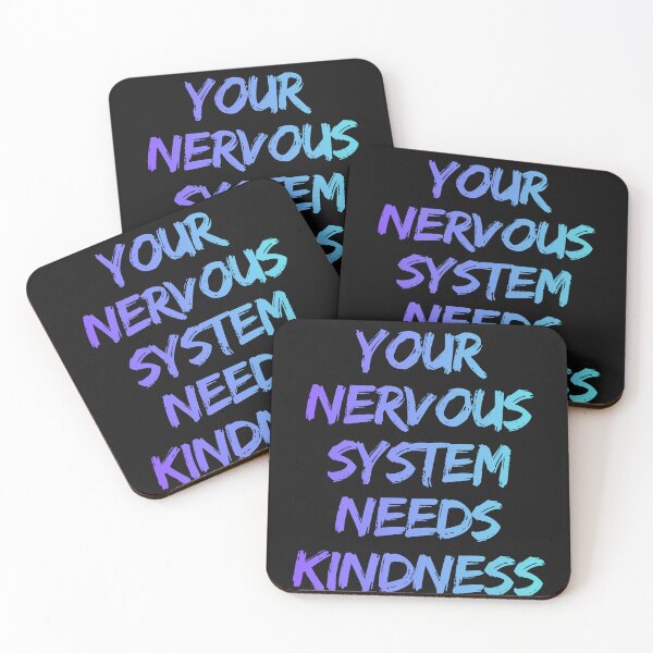 Item preview, Your Nervous System Needs Kindness – Mental Health Quote designed and sold by designbymahi.