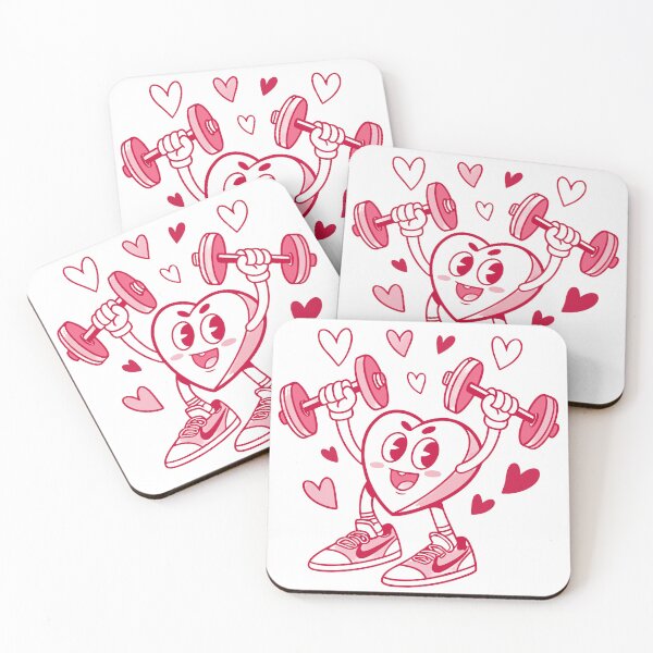 Item preview,  Strong Heart Gym Love – Cute Fitness Valentine designed and sold by BKB APPARELS.