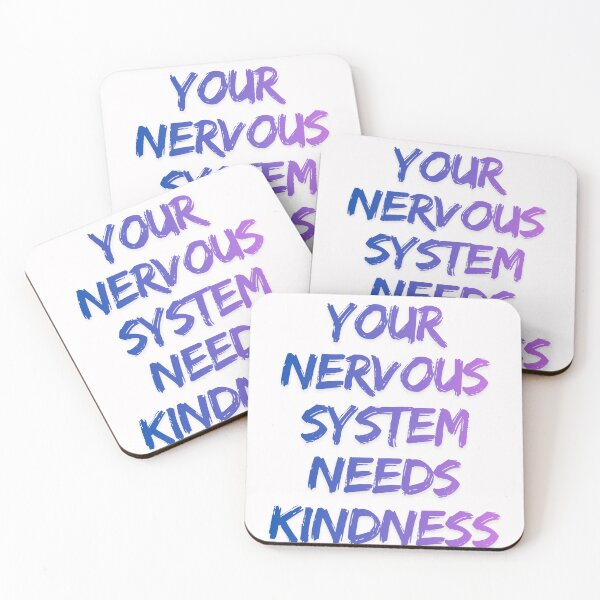 Item preview, Your Nervous System Needs Kindness – Mental Health Quote designed and sold by designbymahi.