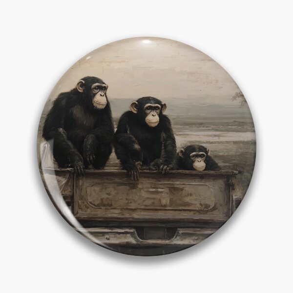 Item preview, Monkeys on abandoned Truck  designed and sold by lautir.