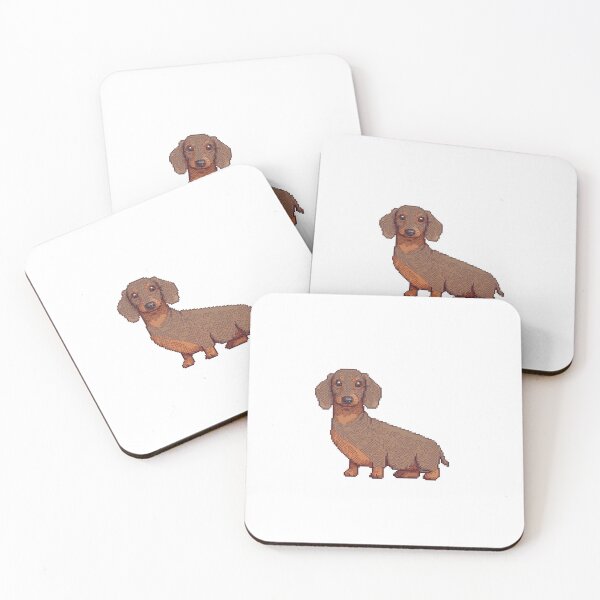 Item preview, Pixel Dachshund – Retro Pixel Art Wiener Dog Design designed and sold by ikidyounot.