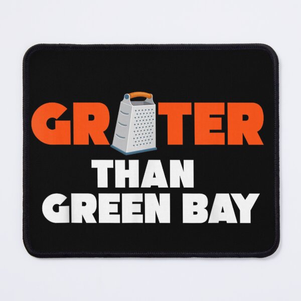 Item preview, Funny Wordplay Typography Grater Than Green Bay Joke Design designed and sold by Daisy Grimes.
