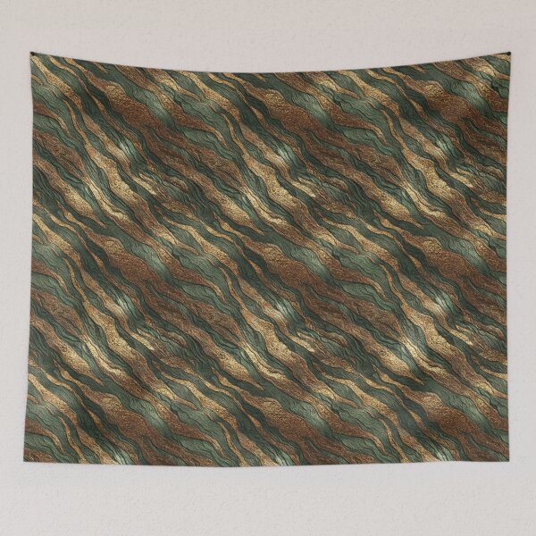 Item preview, Elegant Polished Tiger Stripe Print  - Birthday Gift For Wife designed and sold by RoyalStarsPatts.