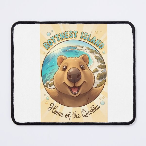 Item preview, Rottnest Island Quokka Selfie - Happiest Animal on Earth Art designed and sold by Digital Dreams Arts.