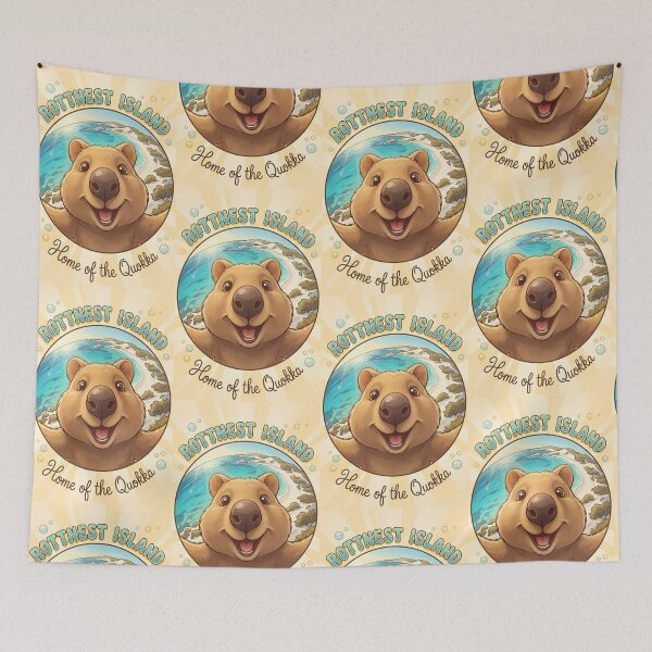 Item preview, Rottnest Island Quokka Selfie - Happiest Animal on Earth Art designed and sold by Digital Dreams Arts.